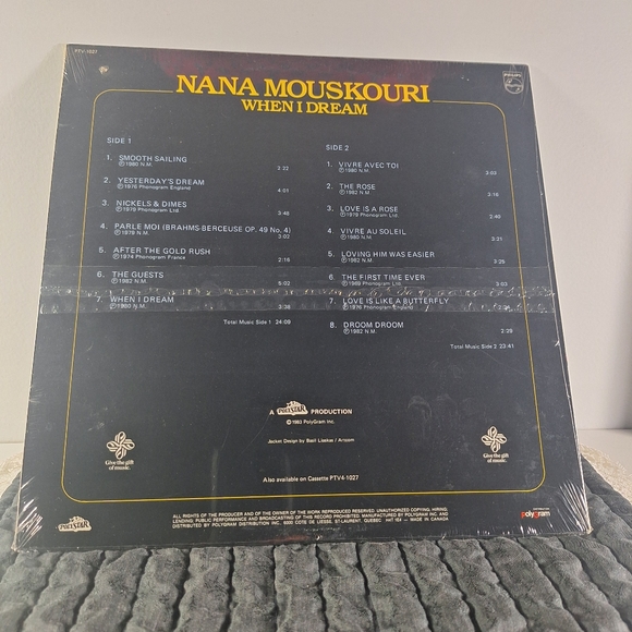 Nana Mouskouri When I Dream LP NEW - Picture 2 of 16